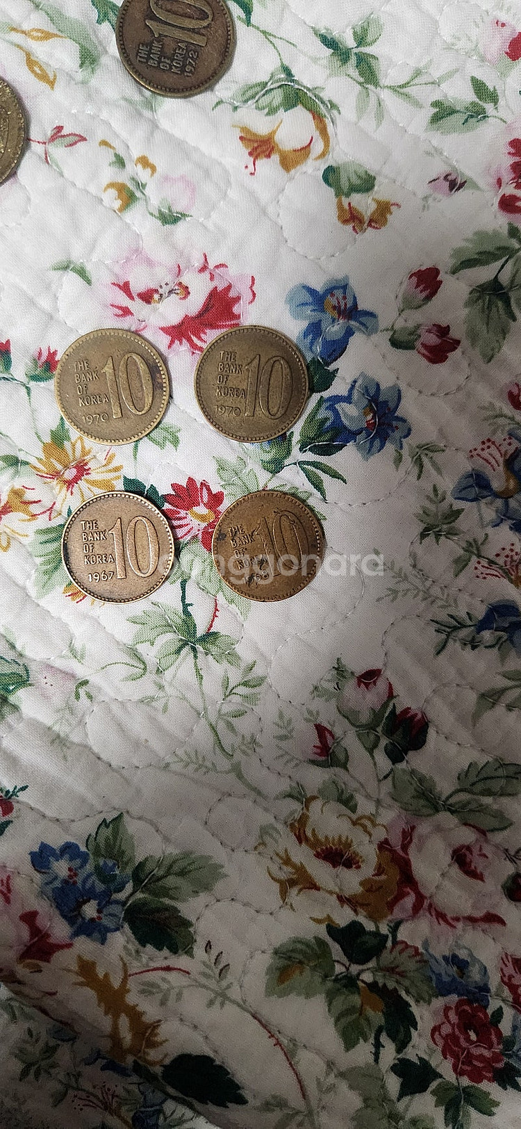 희귀동전 10원 4개--0