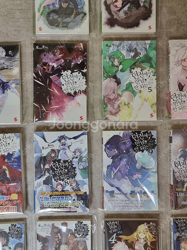 [초판다수] 던만추 라노벨 1~10권, 외전 소드 오라토리아 2~5권 (OPP 보관)--4