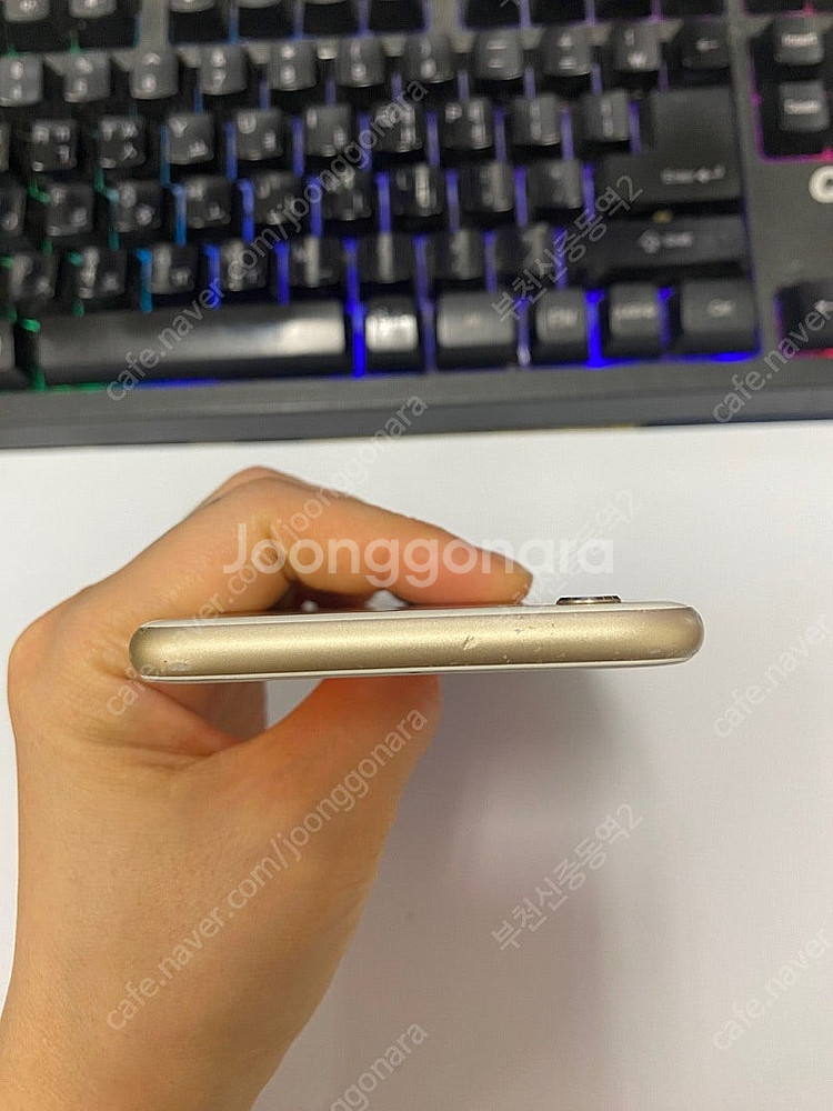 198468 아이폰6S 골드 액정SS급 64GB 배터리...--3