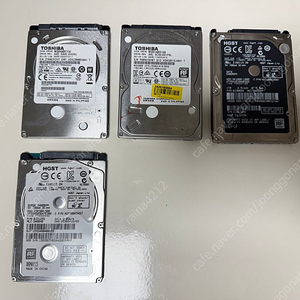 2.5인치 HDD 500GB 1개 / 1TB 3개 판매합니다 (택포 / 낱개가능)