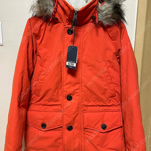 아베크롬비 앤 핏치 다운 재킷 롱패딩 오렌지 색상 abercrombie & fitch ultra down jacket