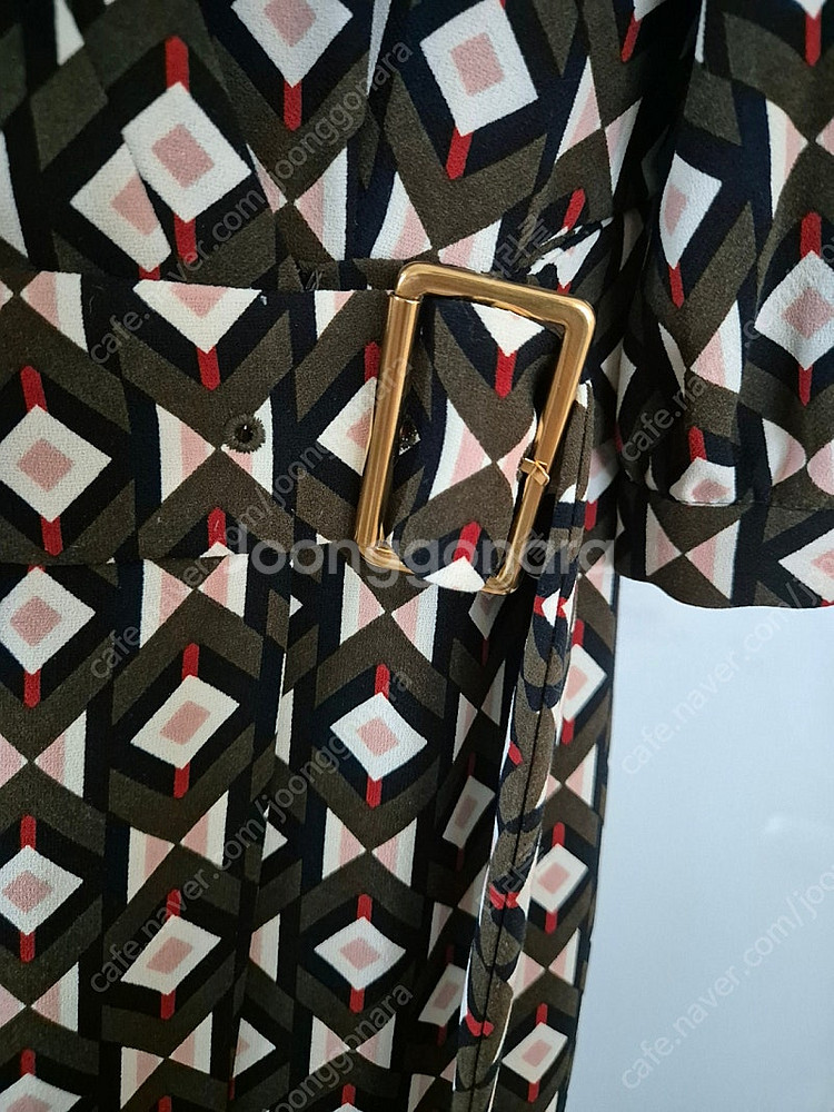 모조에스핀 패턴 원피스--3