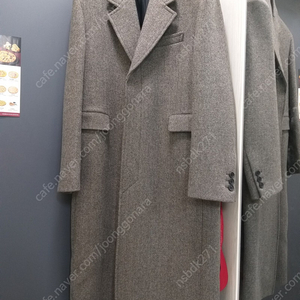 토니웩 / Herringbone Wool Tailored Single Coat_ Beige/Grey / L