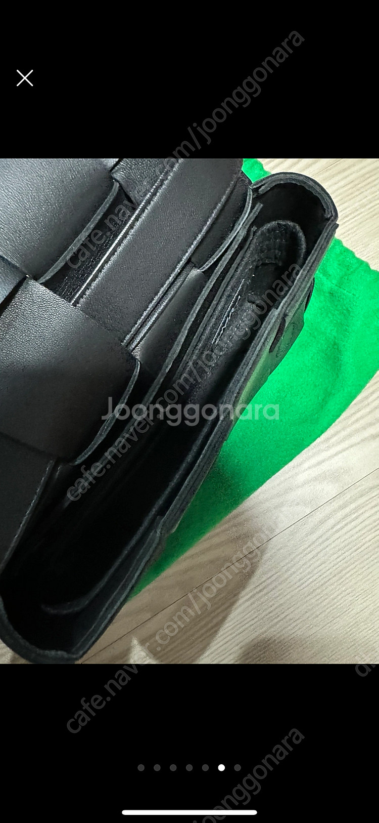 보테가베네타 카세트백 벨트백 블랙 정품--5