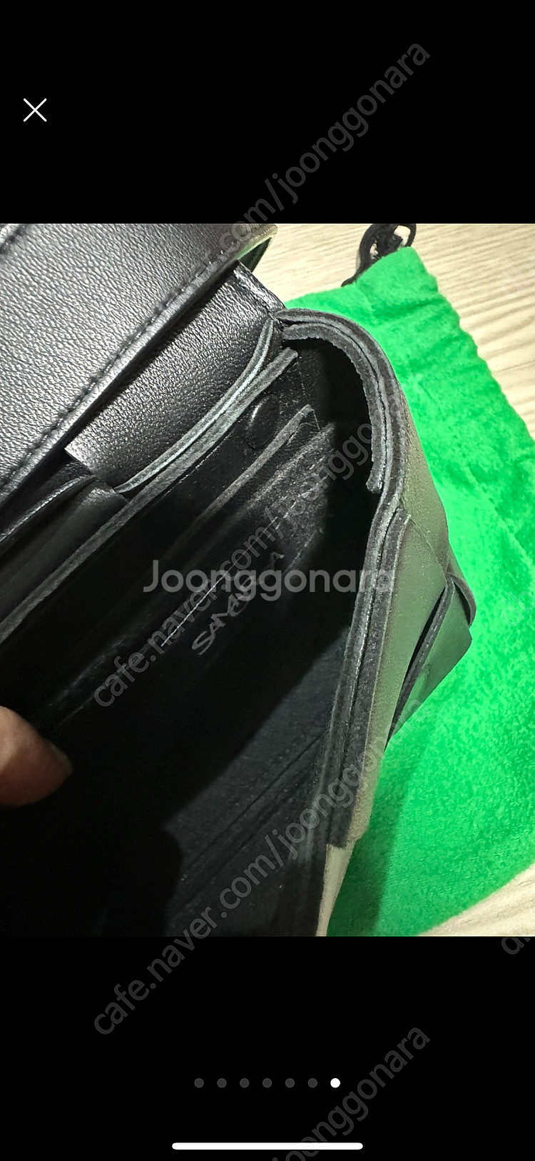 보테가베네타 카세트백 벨트백 블랙 정품--6