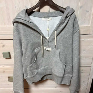 글로니 후드티 CIAO V CUT HOODIE (GRAY)