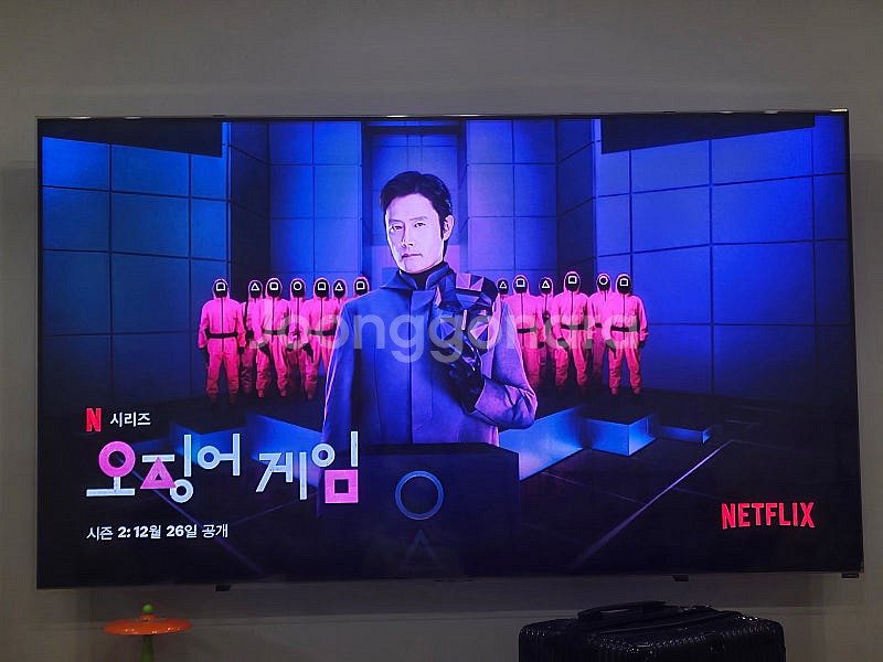 삼성 75인치 QLED 스마트 벽걸이 티비(KQ75QA...--1