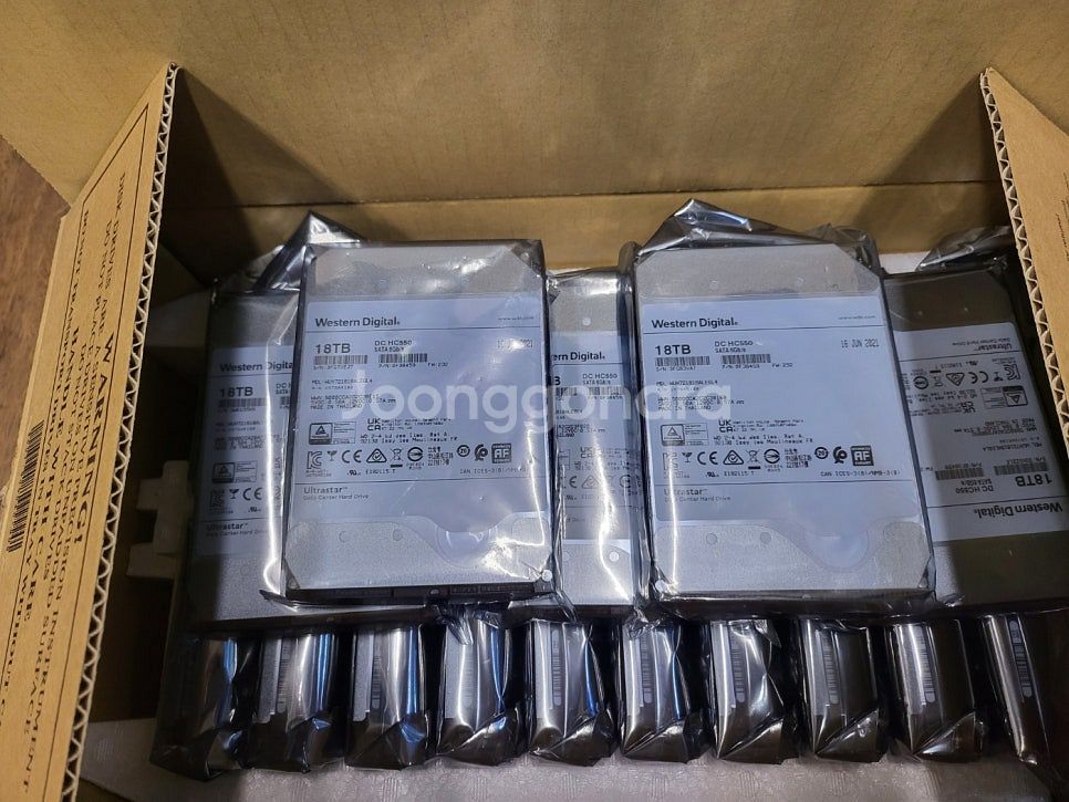 [판매] 미개봉) WD 18TB 18테라 HC550 S...--1