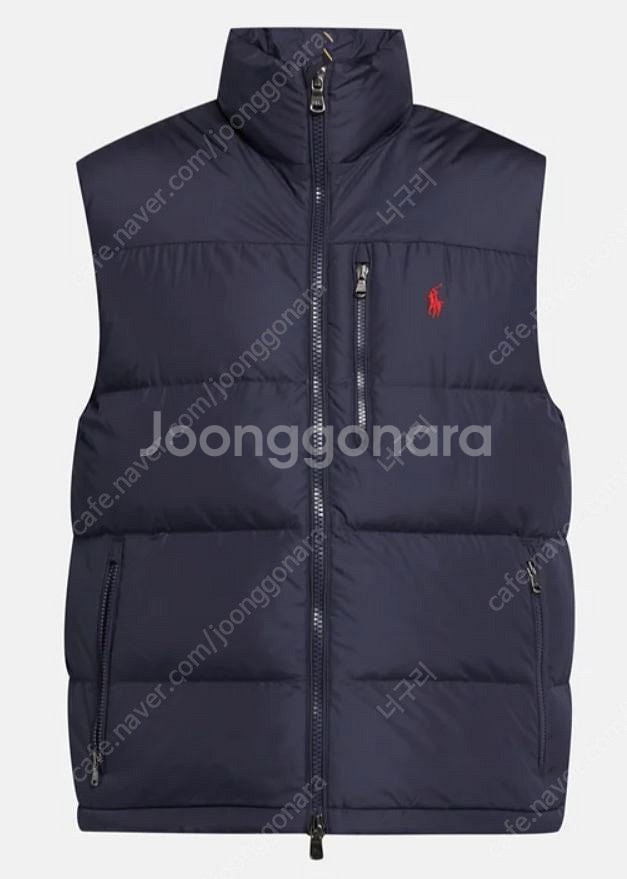 폴로 고햄 다운 베스트 XL 네이비 팝니다.--0