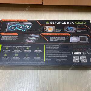 기가비아트 RTX 4060 Ti GAMING OC 8G 그래픽카드 팝니다.