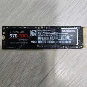 삼성 970PRO.NVME.M.2 512GB