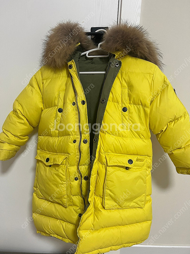 미미씨엘 라쿤퍼 패딩 L--0