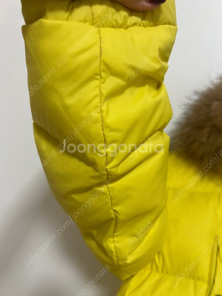 미미씨엘 라쿤퍼 패딩 L--2