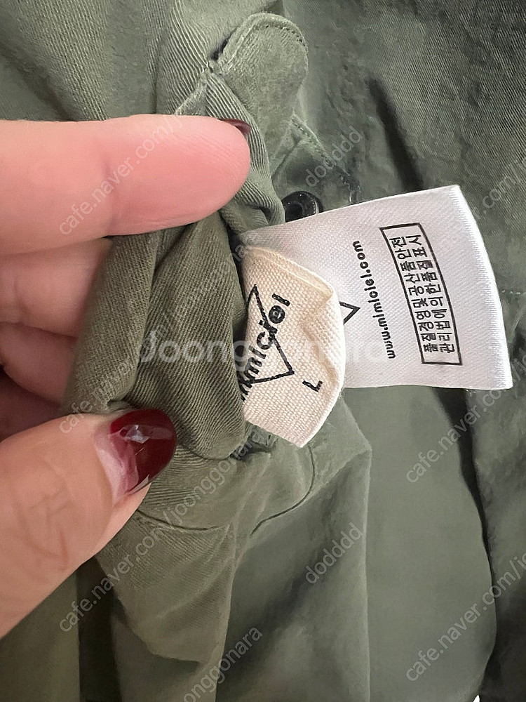 미미씨엘 라쿤퍼 패딩 L--4