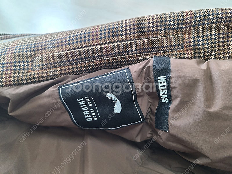 시스템옴므 구스다운 롱패딩 ma1 항공점퍼--4