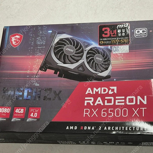 MSI radeon 라데온 rx 6500 xt