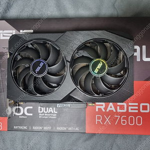 asus dual rx7600 팝니다 rx 7600