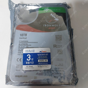 10tb 새상품 미개봉 Seagate nas hdd