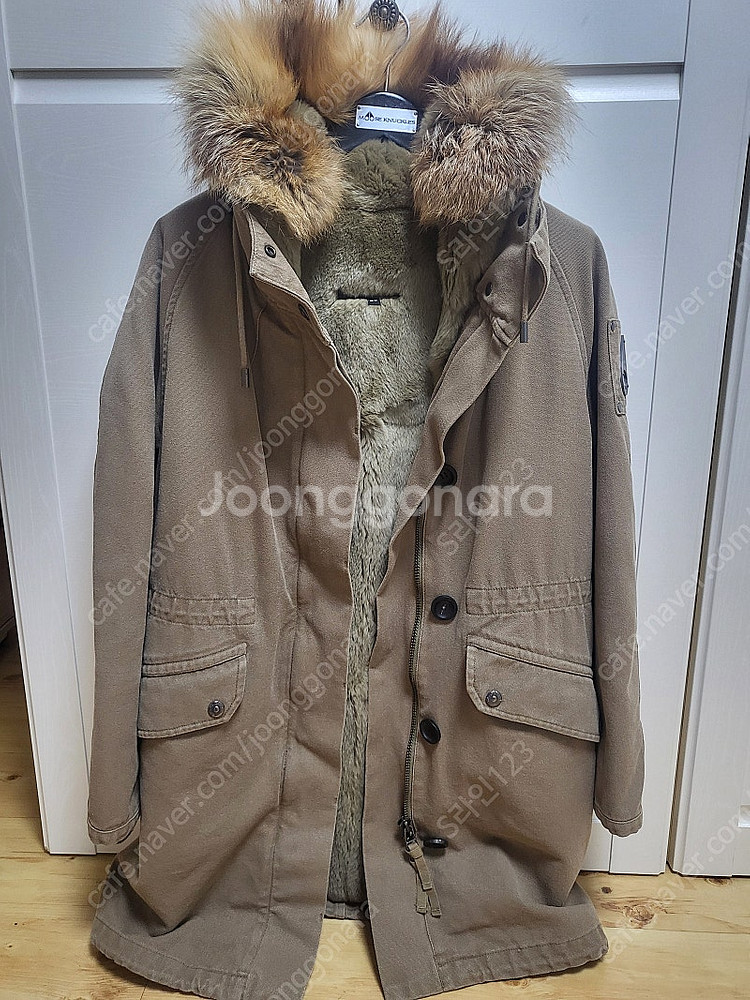 무스너클 정품 야상코트--0