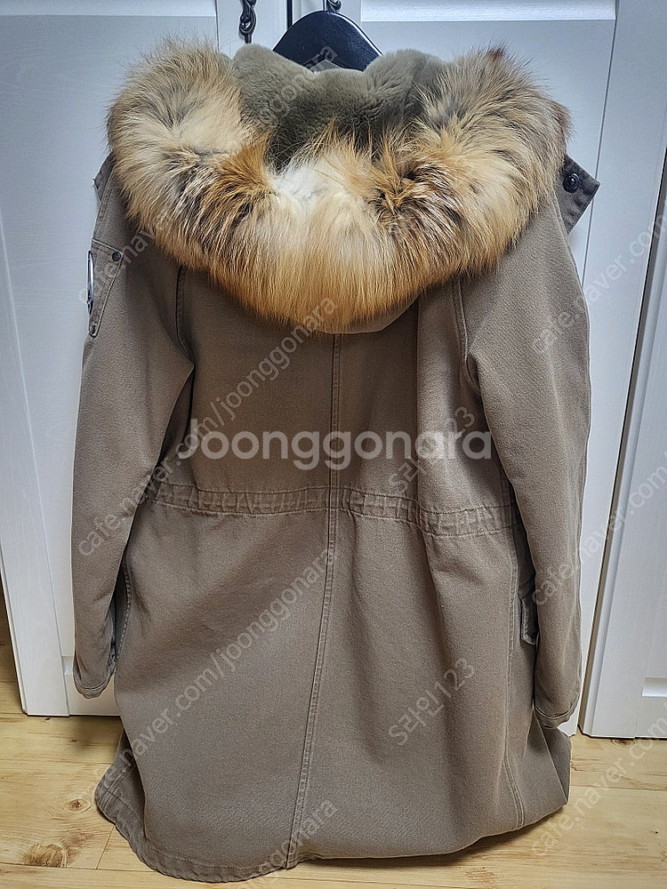무스너클 정품 야상코트--5
