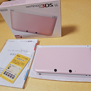 미품급 핑크 3dsll 3dsxl 박스셋 닌텐도일본판