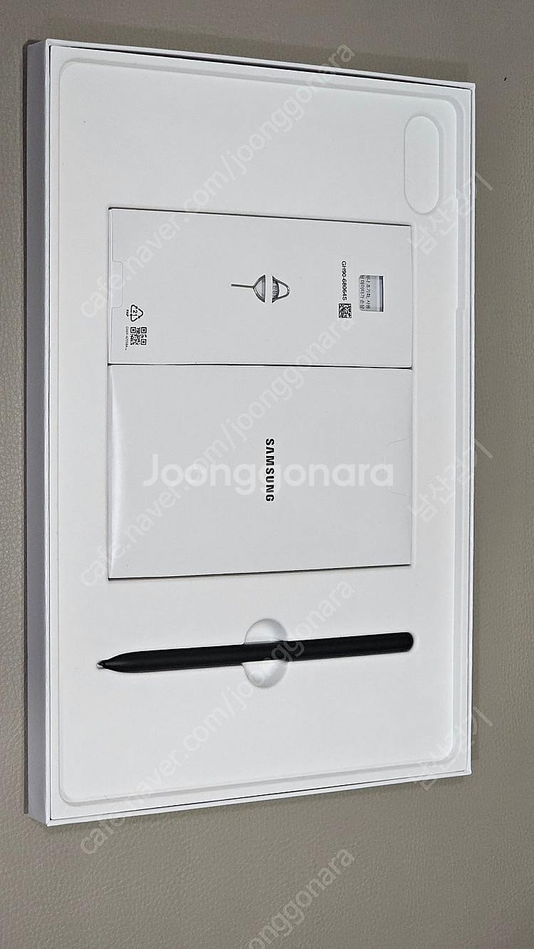 갤럭시탭 s9 +플러스 5G 256기가 블랙 슬림키보드...--7