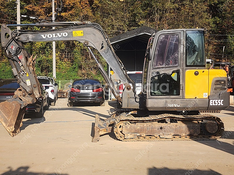 중고굴삭기 볼보 EC55C 2013년식 딱딱구리집게 장착 경북 고령소재--0