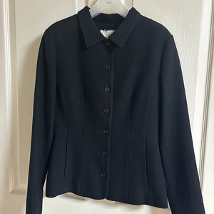 이브 칼라 버튼 재킷