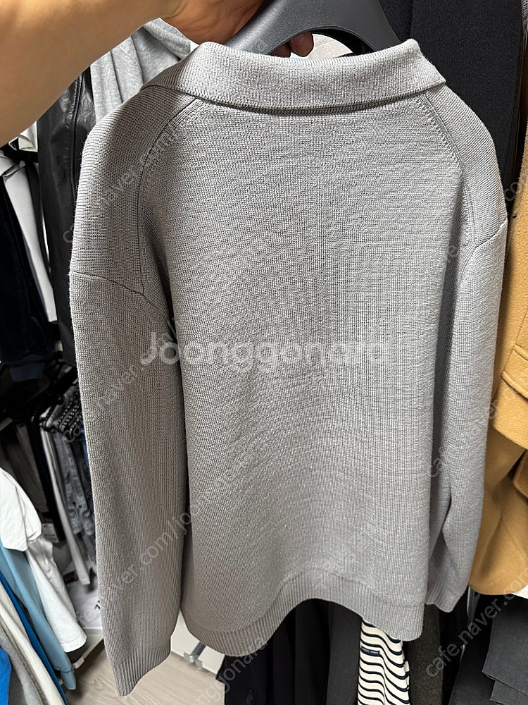 띠어리 카메론 가디건 M 그레이--2