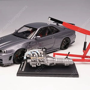 1:18 스케일 오토아트 닛산 스카이라인 DR30 서부경찰 모터헬릭스 닛산 스카이라인 R34 GT-R CRS 다이캐스트 모형자동차