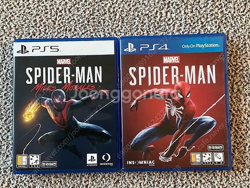 플스 스파이더맨1,마일즈 모랄레스 일괄로 팝니다--0