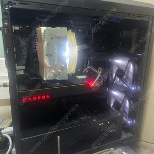 [부산] 라이젠5600+b550m게이밍+16g+ssd 256g+hdd 1tb+라데온vega56+커세어650w