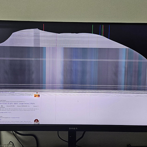 HP OMEM 32Q 액정파손 부품용모니터 팝니다