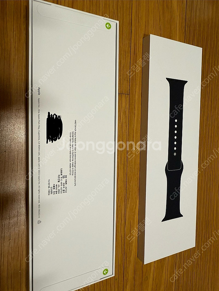 애플워치 SE2 44mm 미개봉(30만원 판매) 미드나...--2