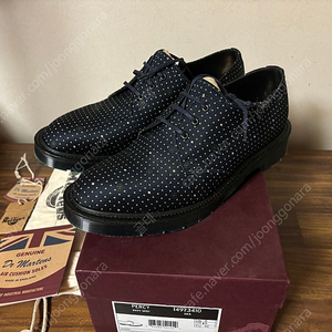 닥터마틴 PERCY navy spot 14973410 MADE in England 270