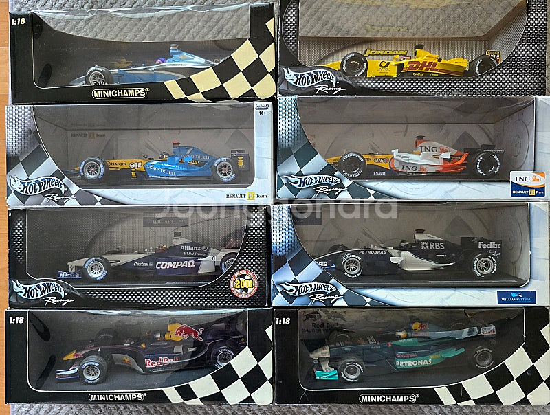 F1 핫 휠 페라리 1/18 빅스케일 경주 자동차 다이...--2