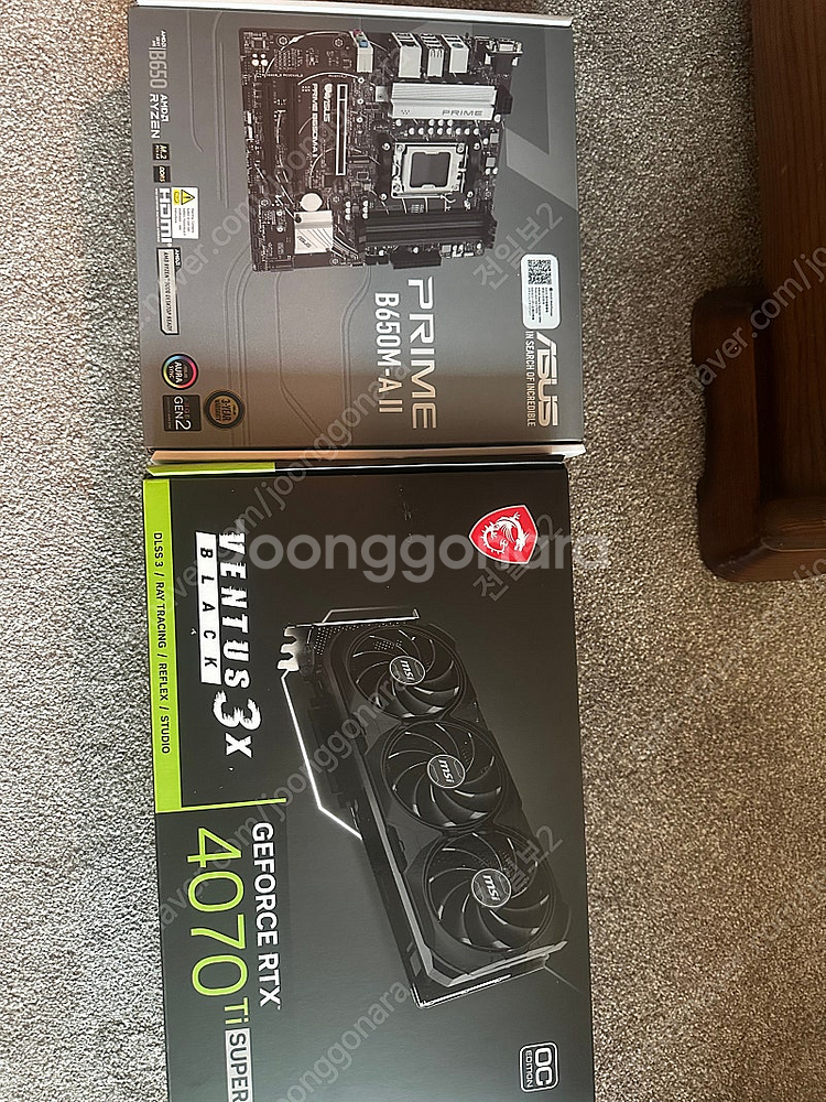 rtx 4070ti super 미개봉본체 판매합니다.--1