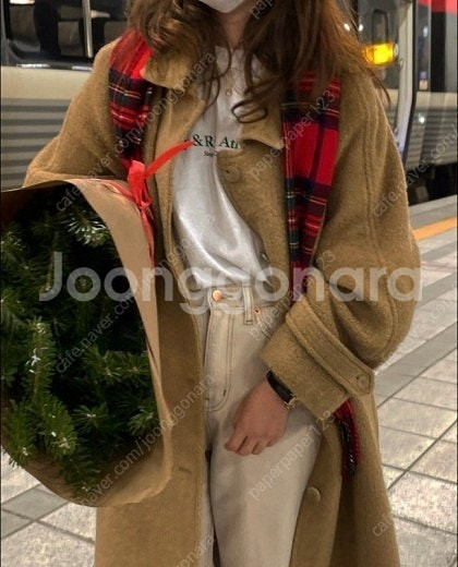 모네 캐롤 카멜 코트 MONE Carol camel coat--4