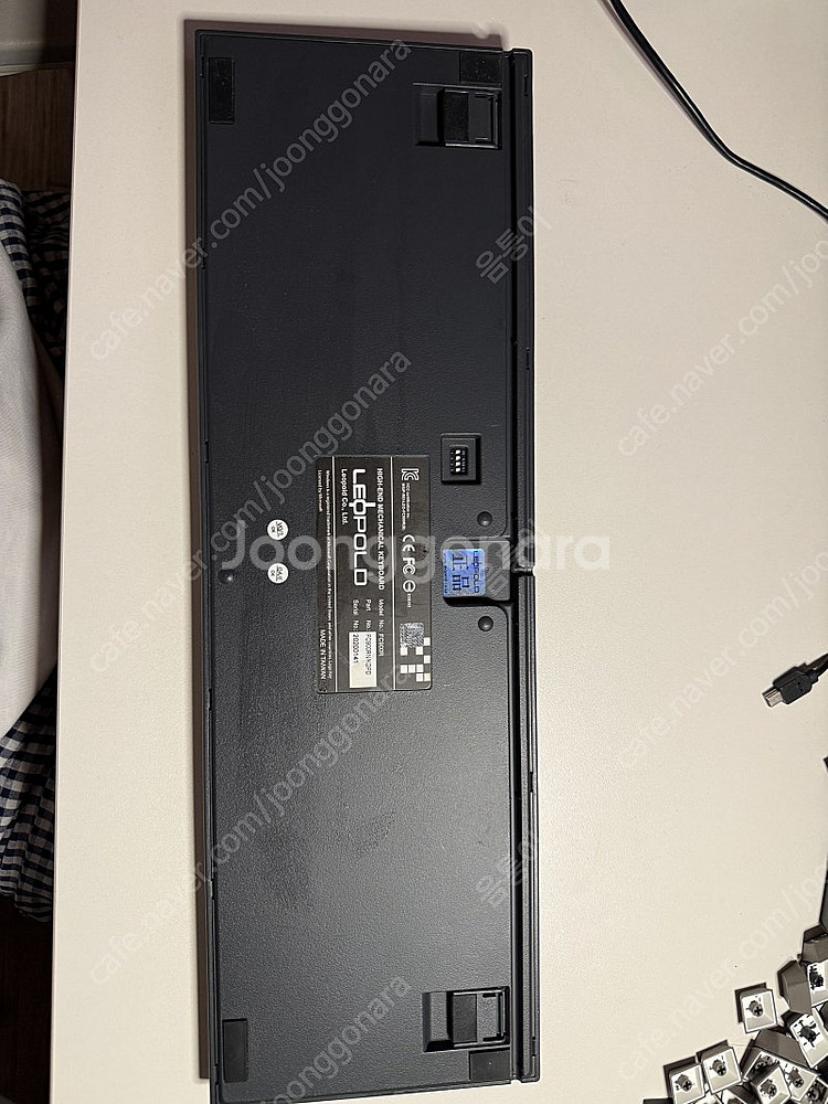 레오폴드 FC900R 갈축 키캡제외하고 키보드 팝니다--1