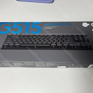 로지텍 G515 LIGHTSPEED TKL 무선 게이밍 키보드 택타일 (블랙) 팝니다.