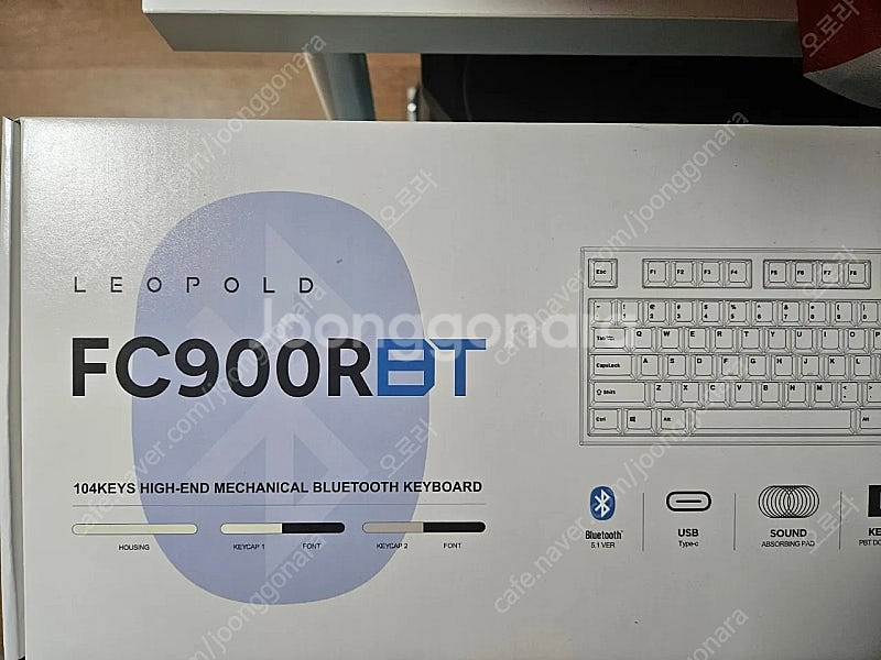 레오폴드 블루투스 풀배열 키보드 화이트투톤 FC900R...--4