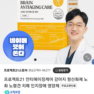 프로젝트21 안티에이징케어 강아지 항산화제 9포