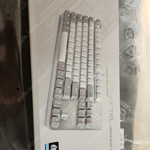 [키보드] ASUS ROG STRIX SCOPE NX TKL Moonlight White 청축 단순개봉품 팝니다.