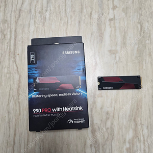 삼성 990pro with heatsink 2tb 직구품 판매합니다.