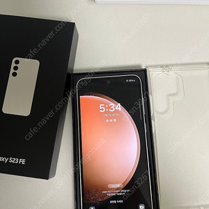 갤럭시 s23 FE 화이트 256GB