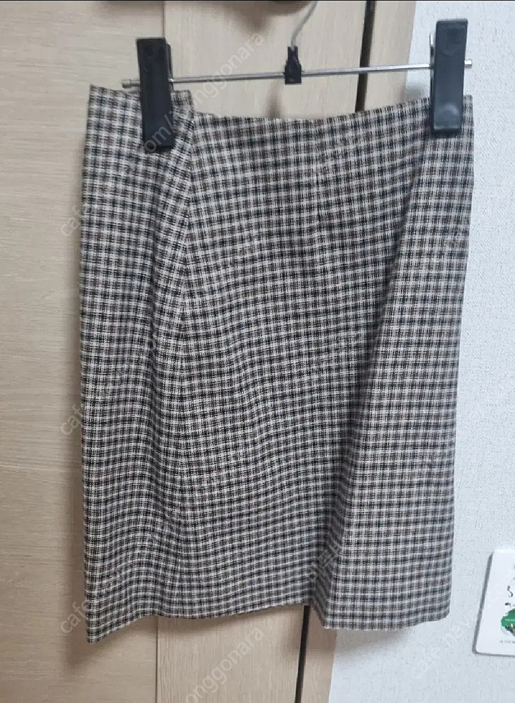 스파오 체크스커트--0
