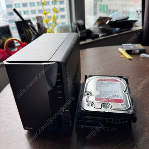 시놀로지 DS220+ NAS 나스 / WD RED 4TB 하드 2개 / 델타 UPS VX-600VA 일괄판매