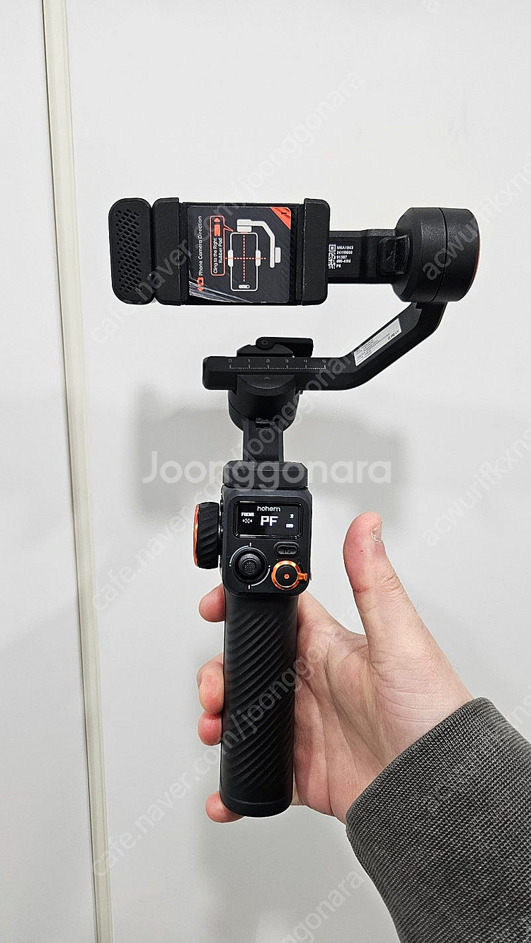 호엠 m6 (스마트폰 짐벌) 풀박스, 갤럭시 4k 60...--0