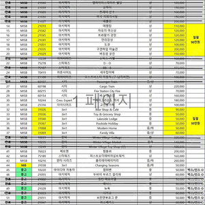 레고 10214 / 10252 / 70419 / 아키텍처 등 MISB 및 중고, 크리에이터 및 윈터시리즈 등 다수 판매