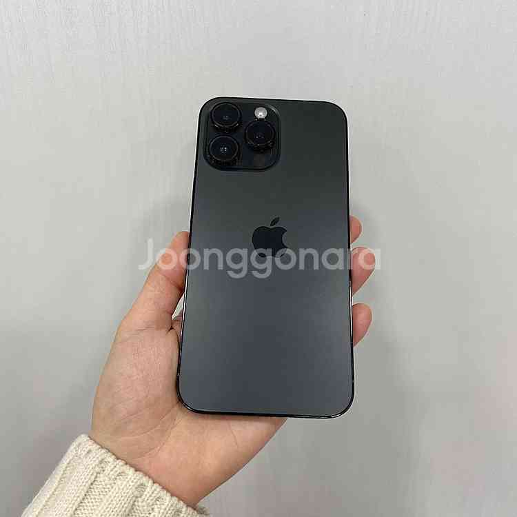 53963 아이폰14프로맥스 스페이스블랙 256GB 부...--2